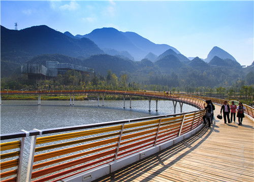 六盤水明湖濕地公園獲得2014asla綜合設計類榮譽獎